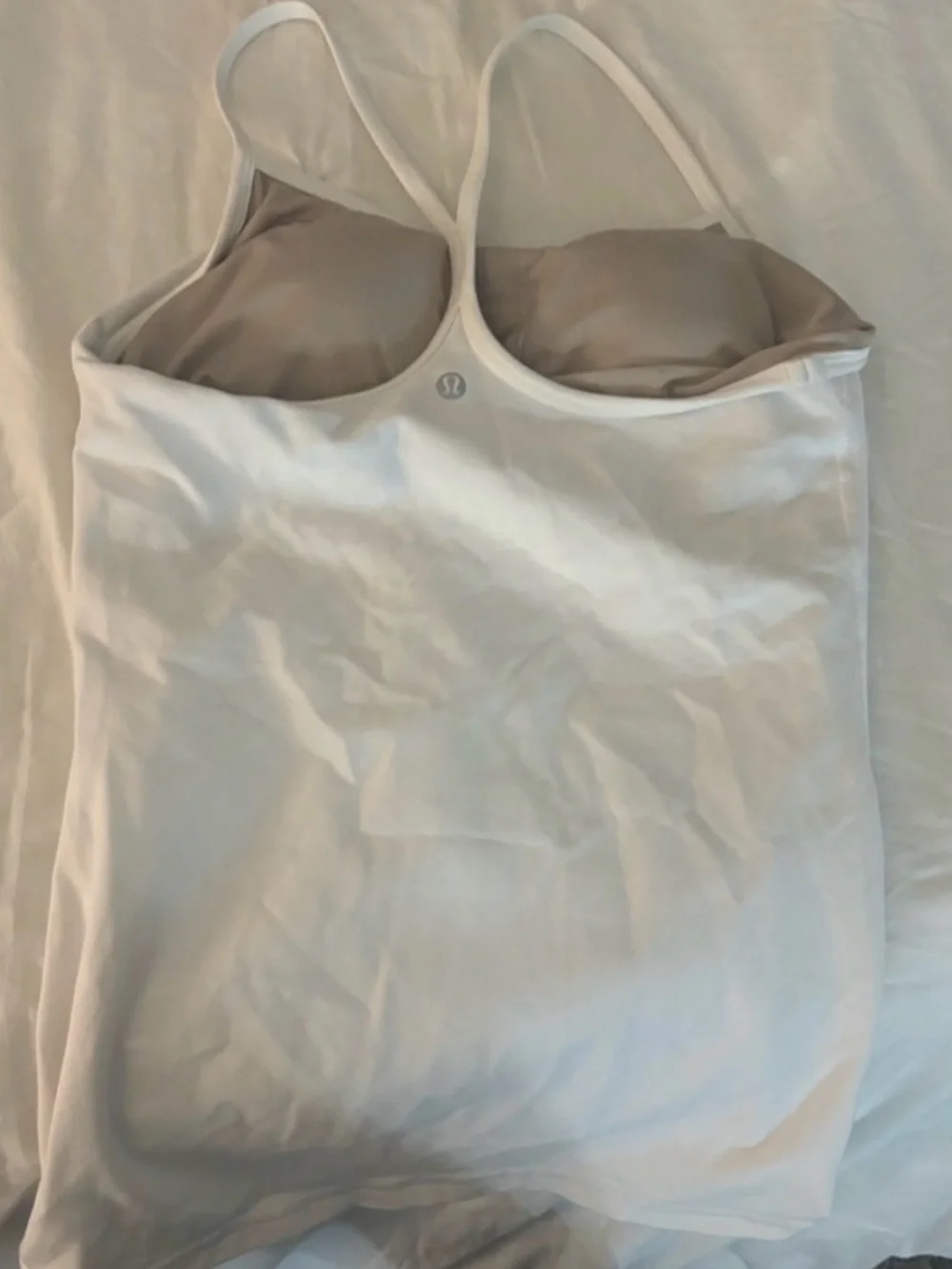 lululemon athletica White Strappy Tank Top